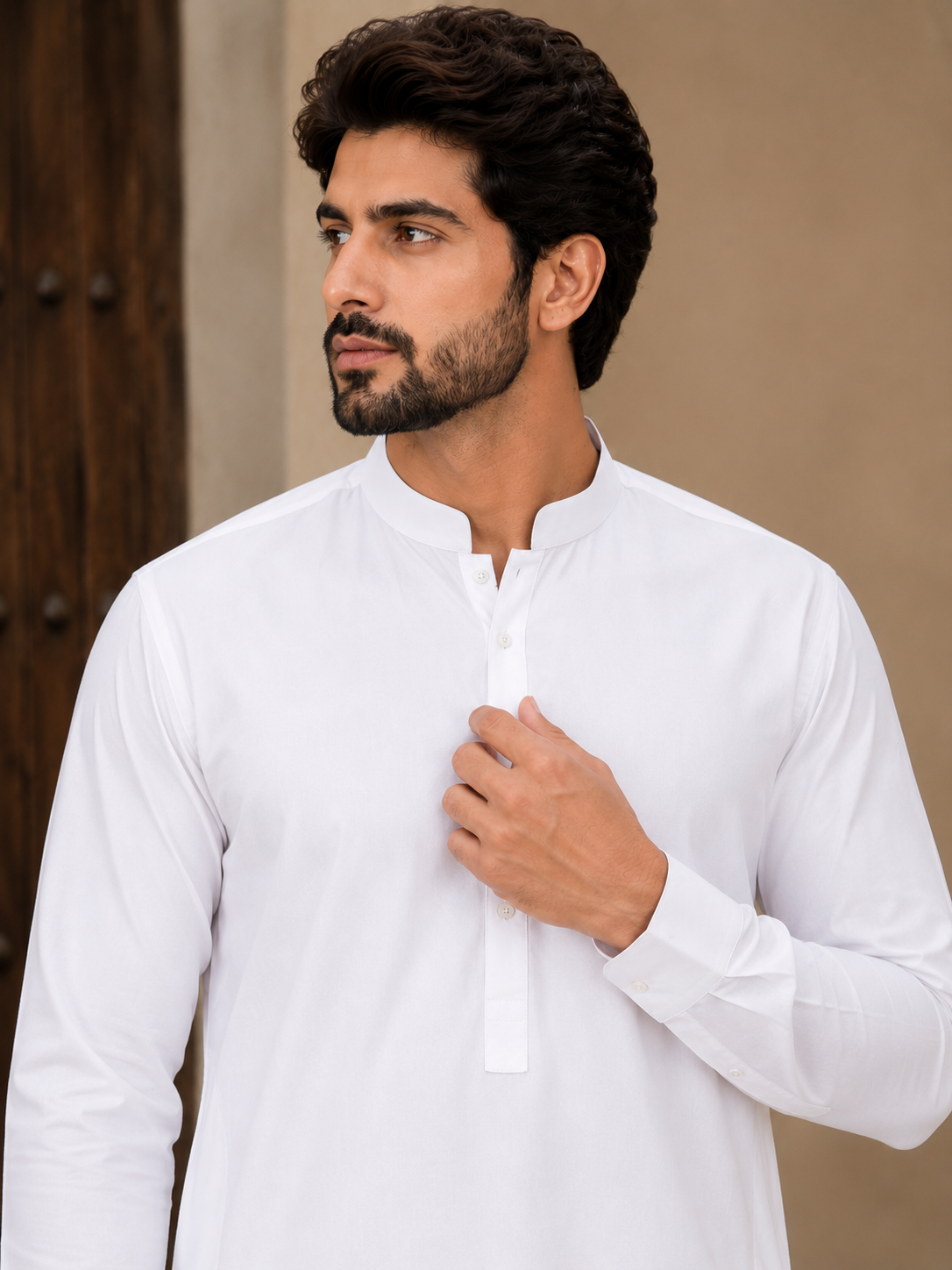 White Men's Shalwar Kameez