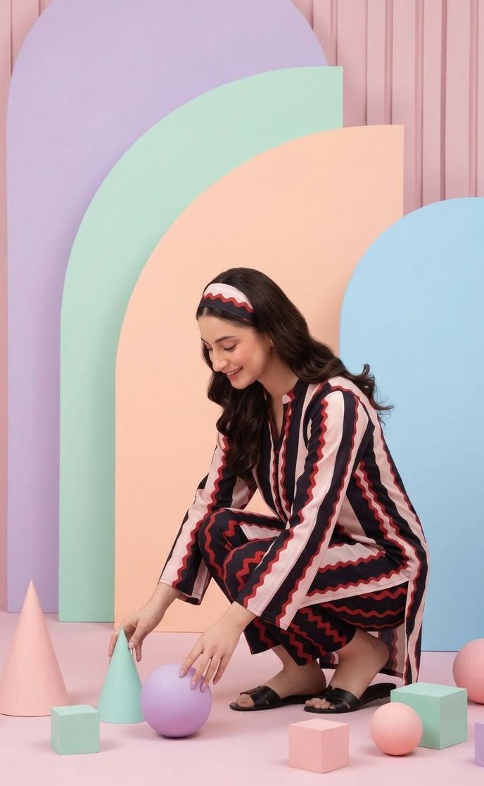 Viral Lining 2pc Dress