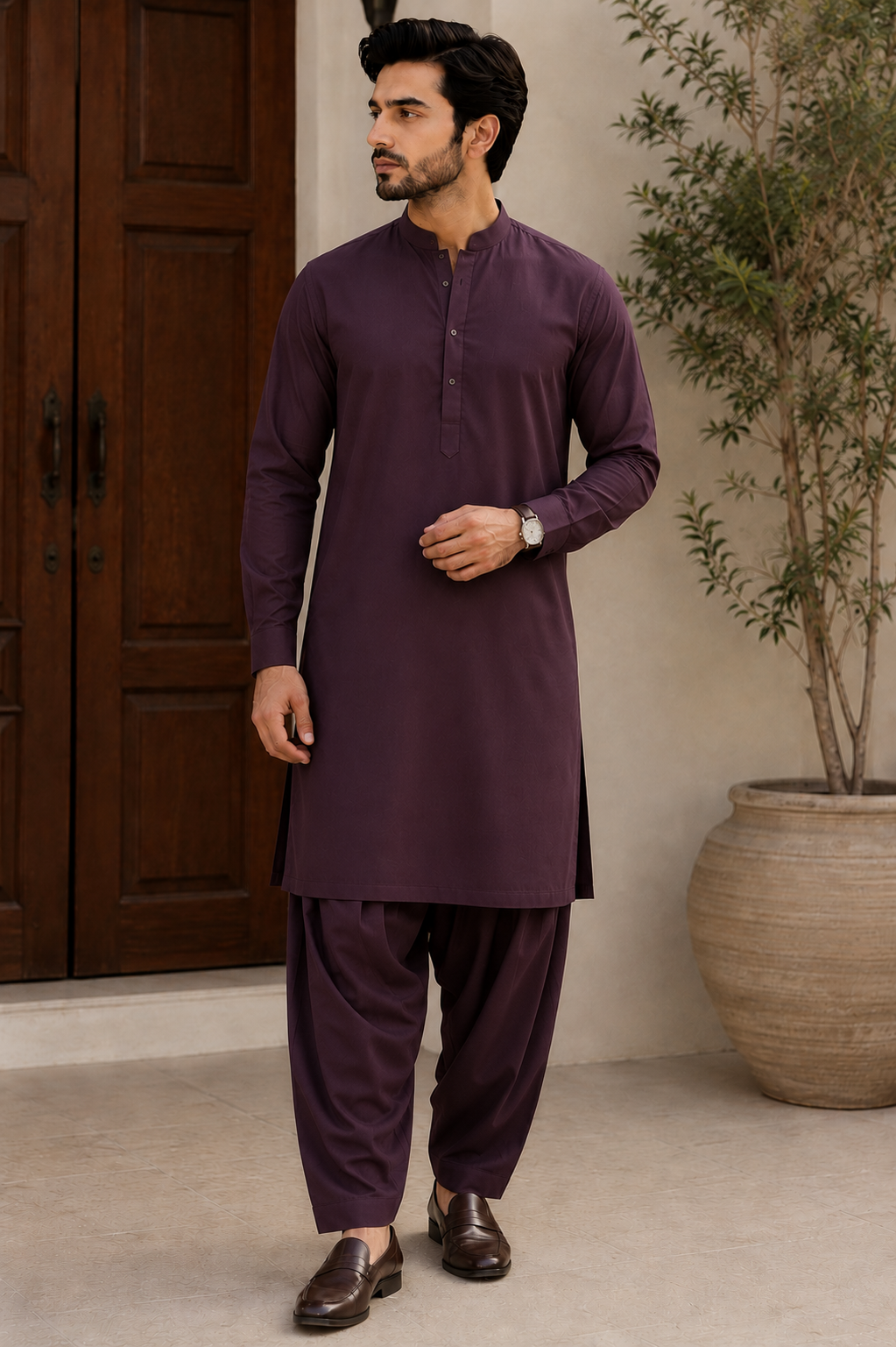 Men's Premium Vine Wash & Wear Shalwar Kameez